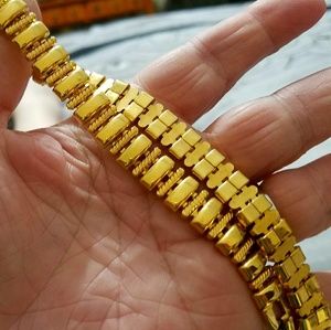 Napier gold filled vintage link necklace